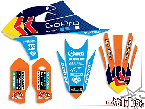 race-styles Pegatinas / decoración compatible con KTM SX 85 2013-2017 | Factory Decals KIT Graphics