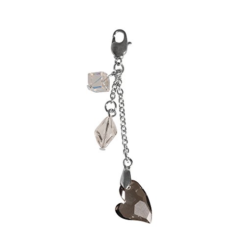 RAYHER HOBBY 14758568 BP Crystal-Llavero Cool Heart, 7,5 cm con mosquetón, SB-Box 1-Set, Acero Gris RAYHER HOBBY 14758568 BP Crystal-Llavero Cool Heart, 7,5 cm con mosquetón, SB-Box 1-Set, Acero Gris