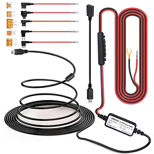 SHISHUO Kit de Cables para salpicadero 3,5 m, Mini Puerto USB con Conector LP Mini/Mini/ATO/Micro2/Micro3, 5 V/2 A