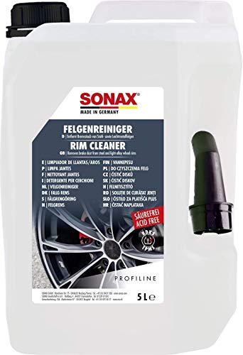 SONAX No de artículo 02305000 Limpiador de llantas Profiline sin ácido (5 Litros)