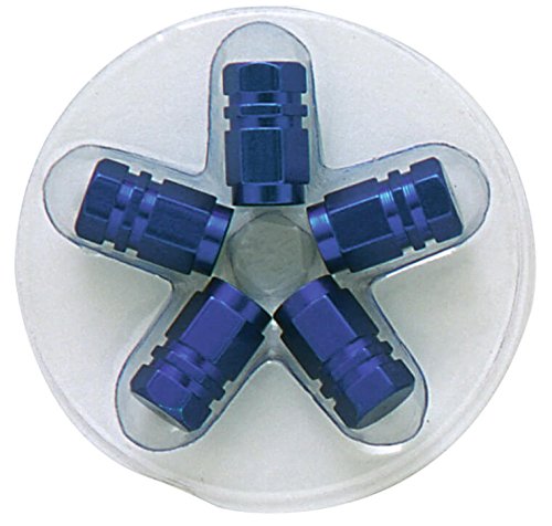 SUMEX 4006925 - Tapones Válvula Aluminio Hexagonal, Azul