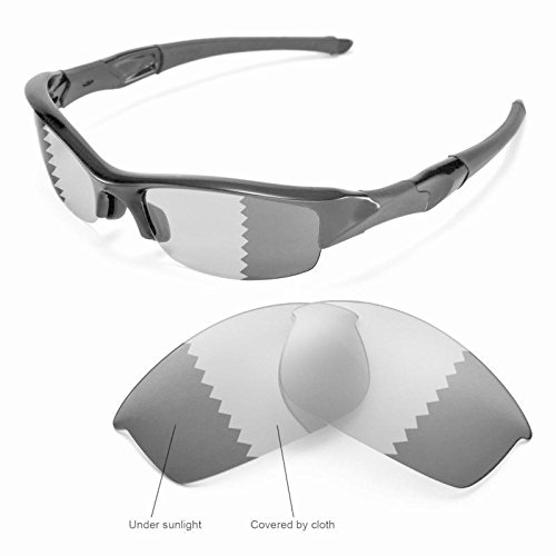 sunglasses restorer Lentes de Recambio para Oakley Half Jacket 2.0 XL, Fotocromático Gris