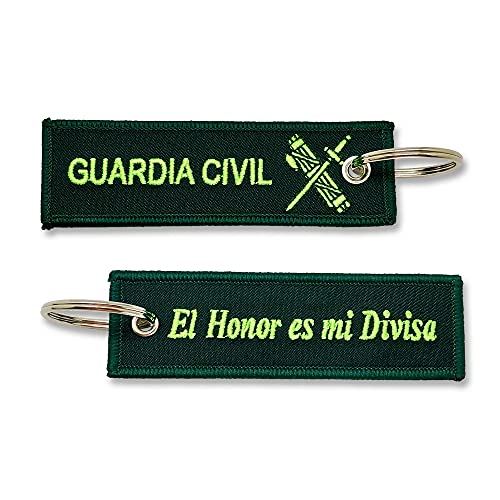 Tacro Llavero Guardia Civil El Honor es mi Divisa Bordado (Guardia Civil)