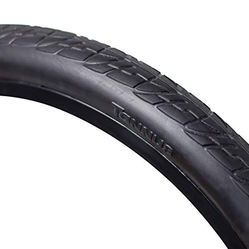 Tannus Tire Cubierta 700x32c (32-622) Shield | Neumático 100% Antipinchazos Bici Urbana/Trekking, Color Midnight (Negro), Dureza Regular
