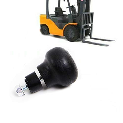 TEQIN 1 pomo giratorio para volante de plástico ABS de ingeniería, tornillo de 8 mm, bola de ayuda de torneado para tractor de montacargas