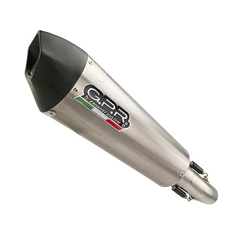 Tubo de escape marca GPR compatible con KTM SMC 690 R 2019/20 e4 Terminal de escape homologado con empalme GP EVO4 Titanium