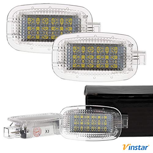 Vinstar 2 luces LED para la guantera, compatibles con Mercedes Benz W204 X204 W221 C207 W212