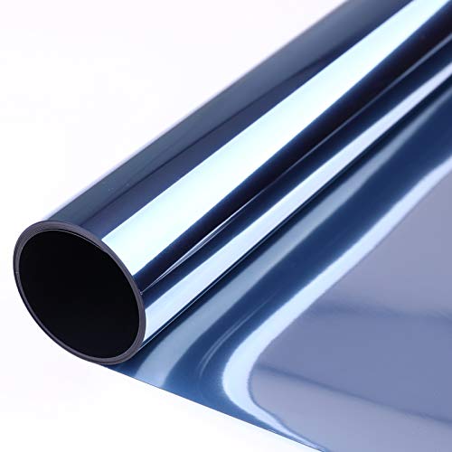 VPCOK Vinilo para Ventanas Efecto Espejo, Vinilo Espejo,Lamina Espejo Adhesiva Anti 99% UV y Control de 85% Calor Adecuada Baño, Hogar y Ofocina.(44.5 * 200CM) VPCOK Vinilo para Ventanas Efecto Espejo, Vinilo Espejo,Lamina Espejo Adhesiva Anti 99% UV y Control de 85% Calor Adecuada Baño, Hogar y Ofocina.(44.5 * 200CM)