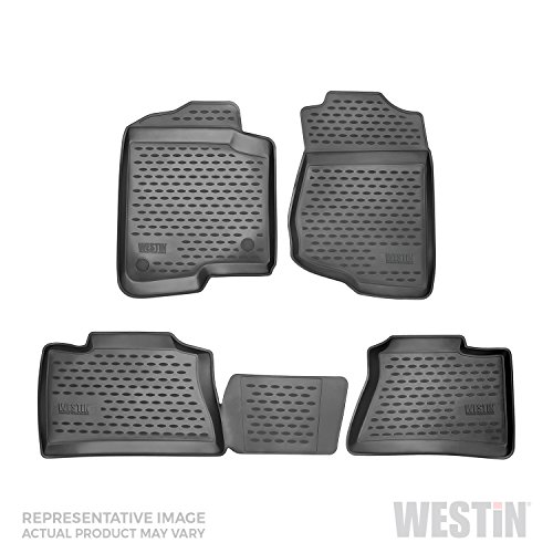 Westin 74-23-41003 Profile Custom Fit Floor Liners Front & 2nd Row fits Land Rover Range Rover Sport 2006-2011 All Weather Waterproof Heavy Duty Floor Mat
