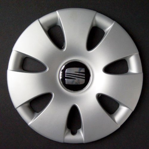 Wheeltrims - Conjunto de 4 tapacubos para Seat Ibiza 2002> / Cordoba/Leon/Alhambra/Altea/Toledo, con Llantas Originales de 14"