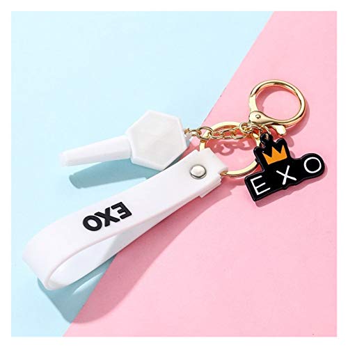 XINGYAO Llavero KPOP más nuevos Aficionados BP Dos Veces Exo Nct Got7 Escuela Llavero Bolsas niñas Bangtan Llaveros Lisa Rose Jisoo Home (Color : Exo No Box) XINGYAO Llavero KPOP más nuevos Aficionados BP Dos Veces Exo Nct Got7 Escuela Llavero Bolsas niñas Bangtan Llaveros Lisa Rose Jisoo Home (Color : Exo No Box)
