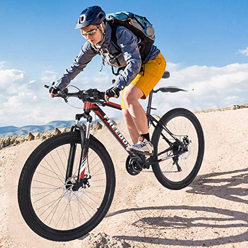 ZSMLB Bicicletas de Carretera para Adultos Bicicletas de montaña Bicicletas de montaña Plegables de 26 Pulgadas Frenos de Doble Disco Bicicletas MTB Antideslizantes de suspensión Completa, Ruedas