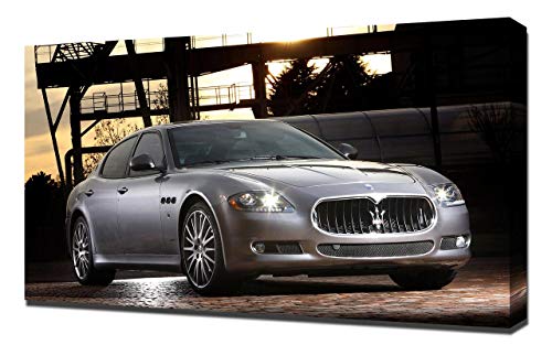 2009-Maserati-Quattroporte-Sport-GT-S-V5-1080 - Lienzo decorativo (impresión en lona), diseño de cuadros
