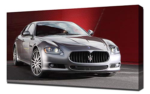 2009-Maserati-Quattroporte-Sport-GT-S-V8-1080 - Lienzo decorativo (impresión en lona), diseño de cuadros