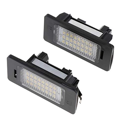 2pcs Universal LED Luces de Placa de Matrícula para BMW E39 E60 E90 E70 X5