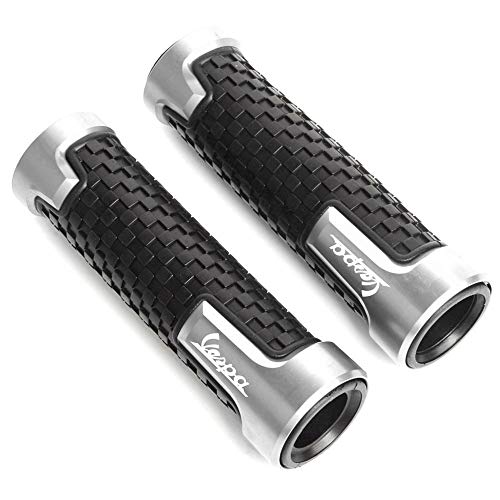 7/8" 22mm Puños Acoples de Manillar Agarraderas para Piaggio Vespa Sprint 50 125 150, GST Super 125 300, Sei GIORNI, para Vespa Elettrica, para Vespa 946 Primavera 50 125 150 Plata 7/8" 22mm Puños Acoples de Manillar Agarraderas para Piaggio Vespa Sprint 50 125 150, GST Super 125 300, Sei GIORNI, para Vespa Elettrica, para Vespa 946 Primavera 50 125 150 Plata