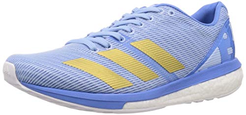 adidas Adizero Boston 8 W, Zapatillas de Running Mujer, Azul (Glow Blue/Gold Met./Real Blue Glow Blue/Gold Met./Real Blue), 36 EU