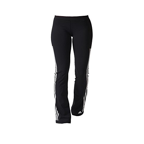 adidas Wo 3S Pant Stra Pantalón, Mujer, Negro/Blanco (Negro/Blanco), 2XS