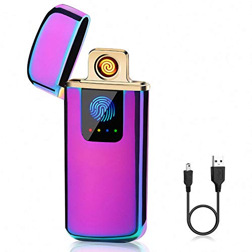 ASANMU Mechero Electrico, USB Encendedor Electrico Pantalla Táctil Mechero USB Mechero Electric, sin Llama, a Prueba de Fuego, a Prueba de Viento, con Caja de Regalo, San Valentin Regalos para Hombre ASANMU Mechero Electrico, USB Encendedor Electrico Pantalla Táctil Mechero USB Mechero Electric, sin Llama, a Prueba de Fuego, a Prueba de Viento, con Caja de Regalo, San Valentin Regalos para Hombre