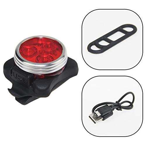 Bike Light Set, Super Bright USB Rechargeable Bicycle Lights, Waterproof Mountain Road Bike Lights Rechargeable, Safety & Easy Mount Cree LED Cycle Lights, USB Cycling Front Light & Rear Light