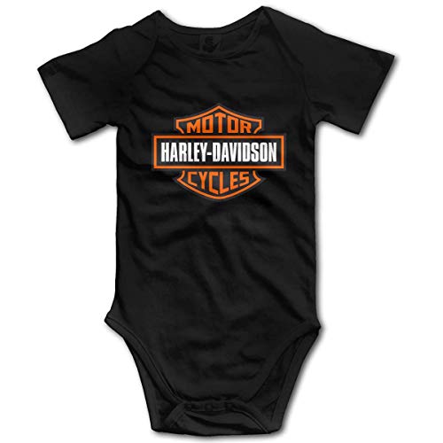 Body para bebé con logotipo de Harley Davidson, ropa de escalada divertida, 18 meses