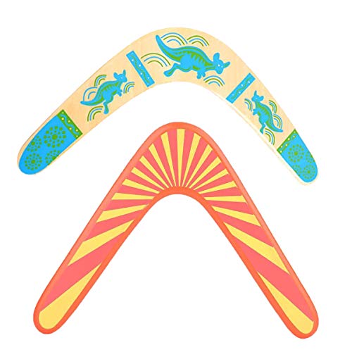 Boomerang,Guador 2 Piezas Boomerang de Madera Superduro Madera en Forma de V de Retorno Boomerang Juego Exterior de Madera para Niños Perfecto Regalo de Cumpleaños Juguetes(Dos Estilos) Boomerang,Guador 2 Piezas Boomerang de Madera Superduro Madera en Forma de V de Retorno Boomerang Juego Exterior de Madera para Niños Perfecto Regalo de Cumpleaños Juguetes(Dos Estilos)