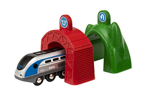 BRIO Smart Tech Locomotora Inteligente con Túneles de Acción (33834), multicolor (RAVENSBURGER 1) , color/modelo surtido