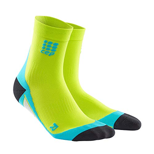 CEP - Calcetines de compresión para Caballero, Hombre, Kompressionsbekleidung Dynamic Short Socks, Verde, III