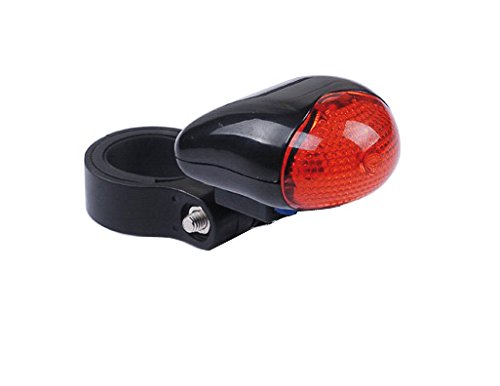 Cicli Bonin JY Mini Rear 3 LED 3 Functions Luces, Unisex, Negro/Rojo, Talla estándar