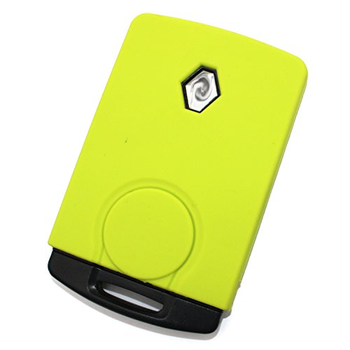 CoverYourKey - Funda de silicona para llave de coche con 4 botones, color verde lima