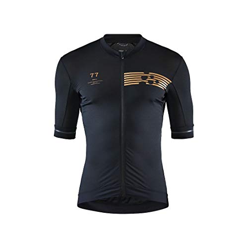 Craft Camiseta de Ciclismo para Hombre Aero Pack Jersey, Hombre, Camiseta de Ciclismo, 1908816-999000-4, Negro, Small