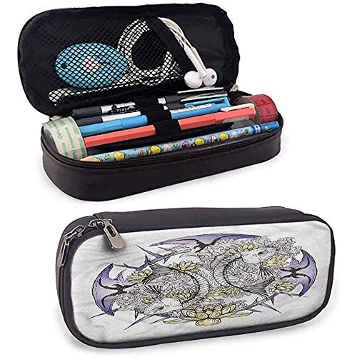 Cráneo Estuche para lápices Bolsa Estuche para lápices Esqueleto de pescado Loto Cráneo Estuche para lápices Bolsa Estuche para lápices Esqueleto de pescado Loto