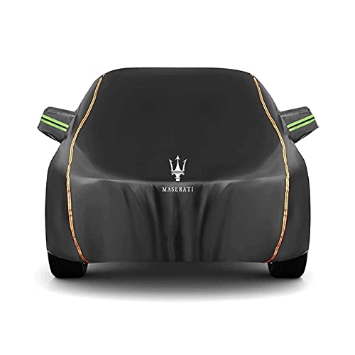 Cubierta Completa de Coches Compatible con Maserati/Spyder Shamal Biturbo Gransport Sedan Cover Impermeable Transpirable All Tiempo Protección UV Scratch Lluvia a Prueba de Viento