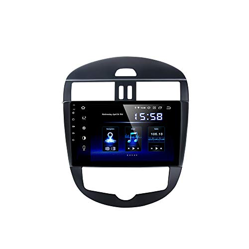 Dasaita 9" Android 9.0 Autoradio Bluetooth Coche para Nissan Pulsar Tiida 2014 2015 2016 Radio Coche Pantalla Tactil 4G RAM 64G ROM DSP Soporte WiFi GPS Mandos de Volante USB Carplay