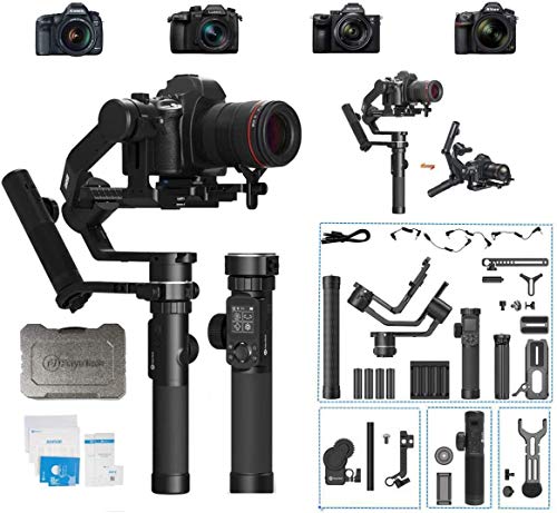 FeiyuTech AK4500 cardán de mano estabilizado de 3 ejes para DSLR y cámara sin espejo y de cine compatible con Sony Canon Nikon, control remoto de carga útil de 10.14 lb e hipervínculo