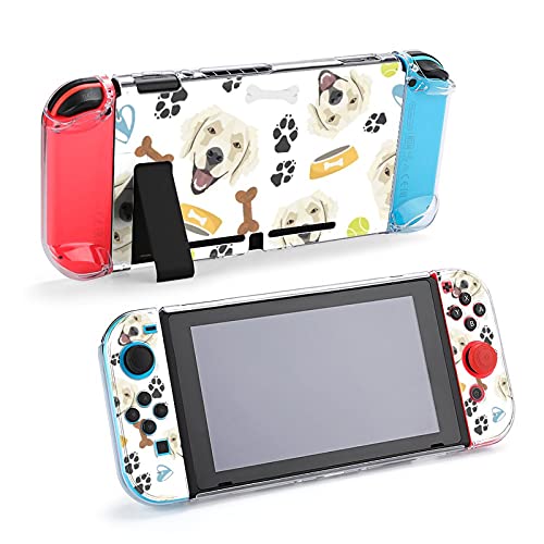 Funda protectora para Nintendo Switch, Smiling Dog Golden RetrieverDurable Funda para Nintendo Switch y Joy Con