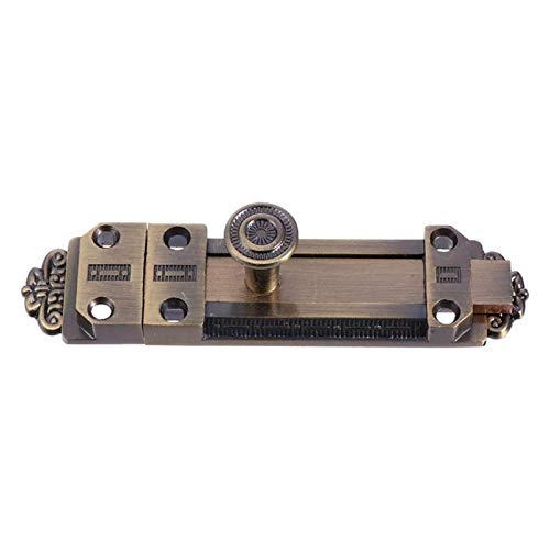 HHOSBFSS 3.54 X 0.79 X 0.20 Pulgadas Retro Vintage Aleación Europea Puerta De Diapositiva Barril Puerta Puerta Cerraduras De Seguridad HHOSBFSS 3.54 X 0.79 X 0.20 Pulgadas Retro Vintage Aleación Europea Puerta De Diapositiva Barril Puerta Puerta Cerraduras De Seguridad