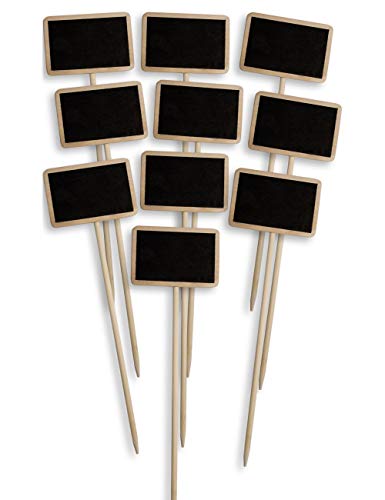 HomeTools.EU® Lote de 10 Carteles clásicos para identificar Plantas, de Estilo rústico, con un tamaño de 25 cm HomeTools.EU® Lote de 10 Carteles clásicos para identificar Plantas, de Estilo rústico, con un tamaño de 25 cm