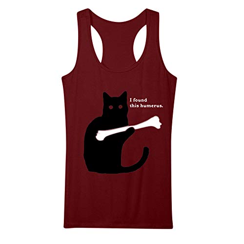 HOSD Mujer Primavera/Verano Tops Camiseta sin Mangas Estampada Talla Grande Mujer HOSD Mujer Primavera/Verano Tops Camiseta sin Mangas Estampada Talla Grande Mujer