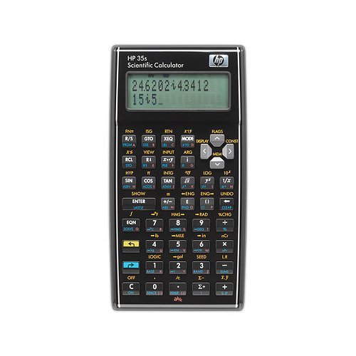 HP 35s Scientific Calculator - Calculadora (Más de 100, LCD, 30 KB, 10 minutos, 2 x CR2032 baterías; Duración de la batería