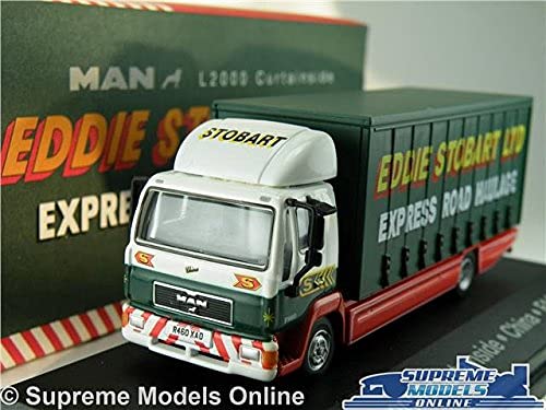 HYLL Eddie Stobart Man L2000 Modelo Lorry camión 1:76 Scale Atlas Oxford China F1460 K8