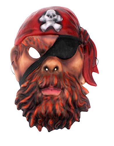 Inception Pro Infinite Máscara para disfraz – Disfraz – Carnaval – Halloween – Pirata – Corsario de los Mares – Caribe – Multicolor – Adultos – Hombre niño – Idea regalo original