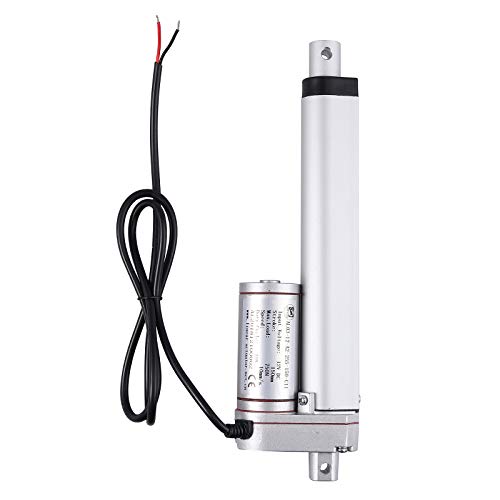 Justech DC 12V Motor de Actuador Lineal de Alta Resistencia 160lbs 150 mm de Longitud de Carrera para Auto Coche RV Puerta Eléctrica Abrelatas Industrial Maquinaria Agrícola Limpia Barrido Vehículos