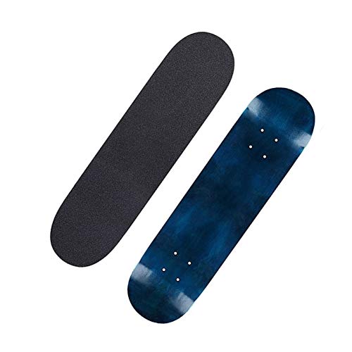 KHUY Skateboard Cruiser 31"x8 Pro Skateboard Longboard Surfskate, Monopatin Niños Maple Monopatin Skateboard Principiantes para Adulto Niños, Long Board Skateboard para Dancing (Color : Blue)