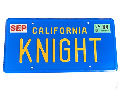Knight Rider Pontiac Firebird Trans Am Prop Placa de matrícula en relieve en aluminio 300 mm x 150 mm