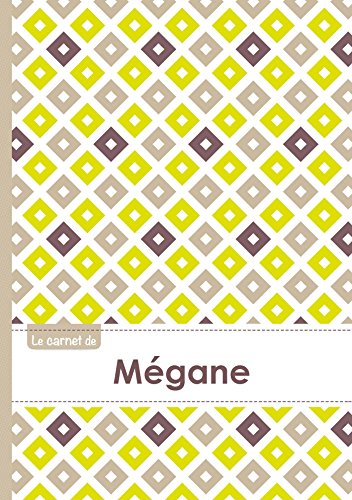 Le carnet de Mégane - Lignes, 96p, A5 - Carré Poussin Gris Taupe (Adulte)