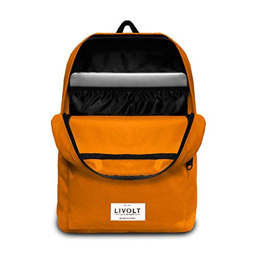 Livolt Orange Pepper, Mochila Unisex Adulto, Naranja, 30 L