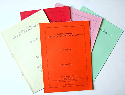 Lote de 5 folletos Rudolf Steiner: Aspects of his spiritual world view