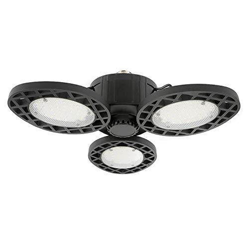 Luces De Techo De Garaje LED, 6000 Ultra Bright 3 * 48 PCS Diodos De Calidad Superior Luces De Garaje Luz De Techo LED Tienda Luz, 3 Paneles Ajustables Tienda Barn Bay,60w Luces De Techo De Garaje LED, 6000 Ultra Bright 3 * 48 PCS Diodos De Calidad Superior Luces De Garaje Luz De Techo LED Tienda Luz, 3 Paneles Ajustables Tienda Barn Bay,60w