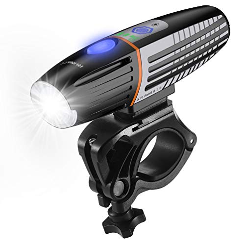 Luz Bicicleta Recargable USB,luces para bicicletaIntelligent sensing bicycle headlight, 400 lumens, 2200mAh